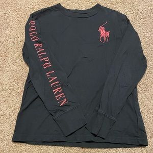 Polo by Ralph Lauren Boys Long Sleeve Black Shirt
